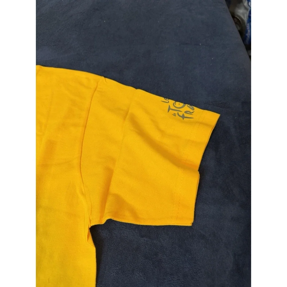 Le Tour De France 2007 Official T-Shirt Mens XL Yellow Vtg Merchandise NWT